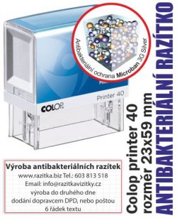 Razítko Colop printer 40 antibakteriální